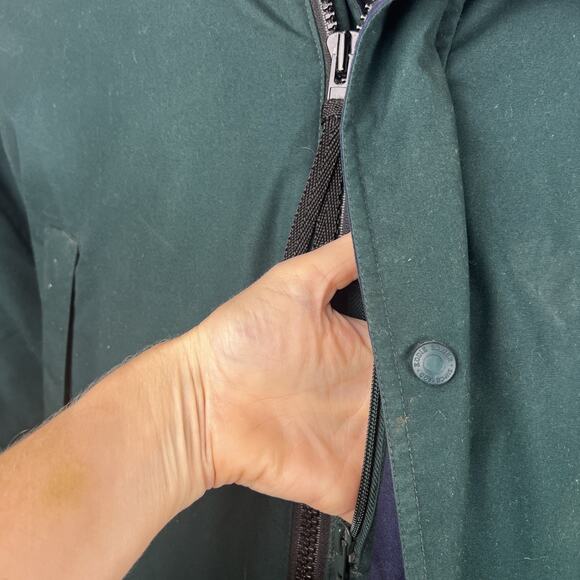Eddie Bauer Coat Jacket X-Large Men’s Green Good Down Ridge Line - Picture 4 of 14